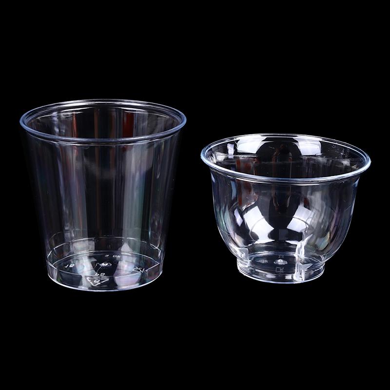 30/36/50 шт. Мини-прозрачные пластиковые рюмки для шотов, стаканчики для желе, пластиковые стаканчики, свадебная вечеринка по случаю дня рождения, кухонные аксессуары