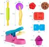 Children's Play Dough Kitchen,  Kitchen, Play Dough Clay Accessories,  Rolling Pin with Storage Bag, Play Clay Kneading Fun for Kids Boys Girls