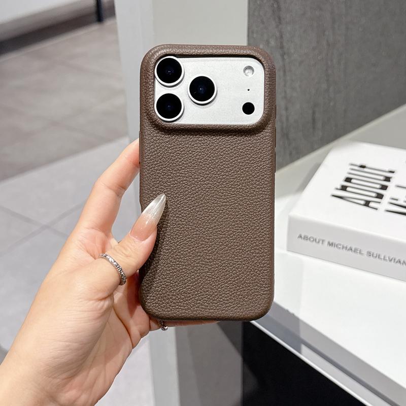 Luxury Leather Texture Soft Phone Case For For Iphone 11 12 13 14 15 16 17 Pro Max Plus Air Shockproof TPU Bumper Back Cases Cover