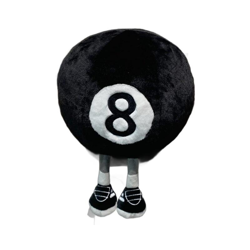 Кукла Fun Billiards Black 8 Кукла Funny Creative Ball Мягкая игрушка Billiards Black 8 Подушка