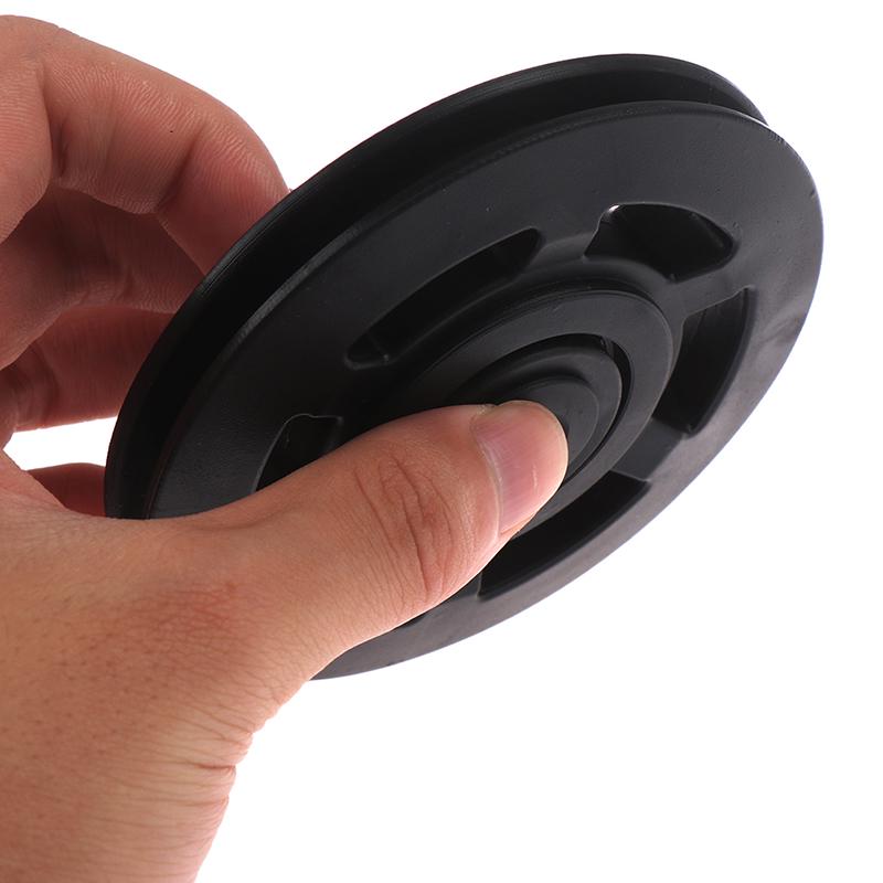95Mm Black Bearing Pulley Wheel Cable Gym Equipment Part Wearproof