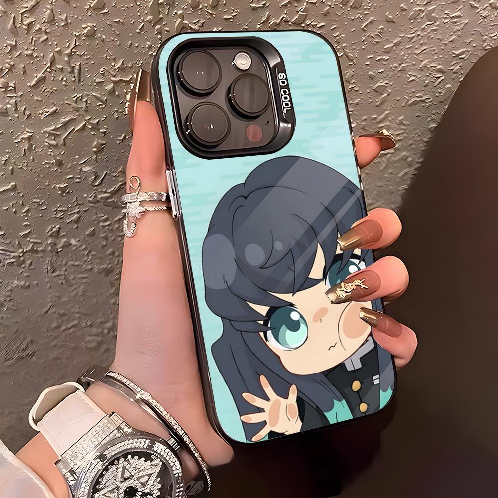 M-Muichiro T-Tokito Phone Case For IPhone17 Air 16 15 14 Plus 13 12 11 Pro XS Max Silver Black Bumper Case