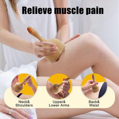 Массажер из цельного дерева, массажная чашка для борьбы с жиром, ролик для расслабления и снятия боли в мышцах, скребок, лимфодренаж, инструмент, дноуглубительные работы, Меридиан, салон красоты