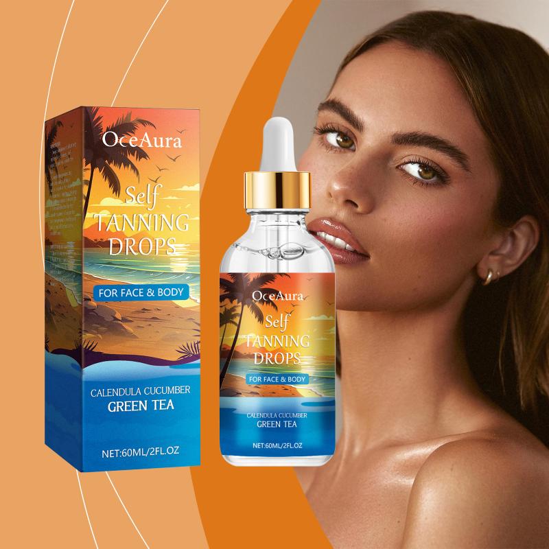 Oceaura Self Tanning Drops Intensive Brown Tanning Drops Self Tanning Lotion Tan Boosting Butter Self Drops Moisturizing