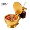Toilet Shaped Snack Dish Ramen Bowl Set, Built-in Drink Cup And Straw Fun Game Night Tableware Design, Novelty Food Bowl, for Instant