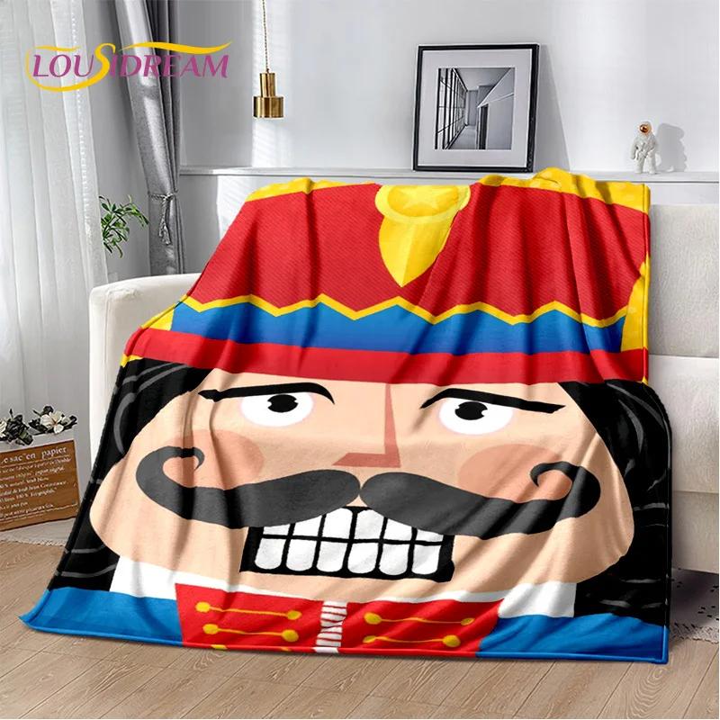 Рождественская елка Щлкунчик Мультяшная Сказки Плед, Мягкий Плед для Дома Спальни Кровати Дивана Пикника Поездки Покрытие Подарок Девочке