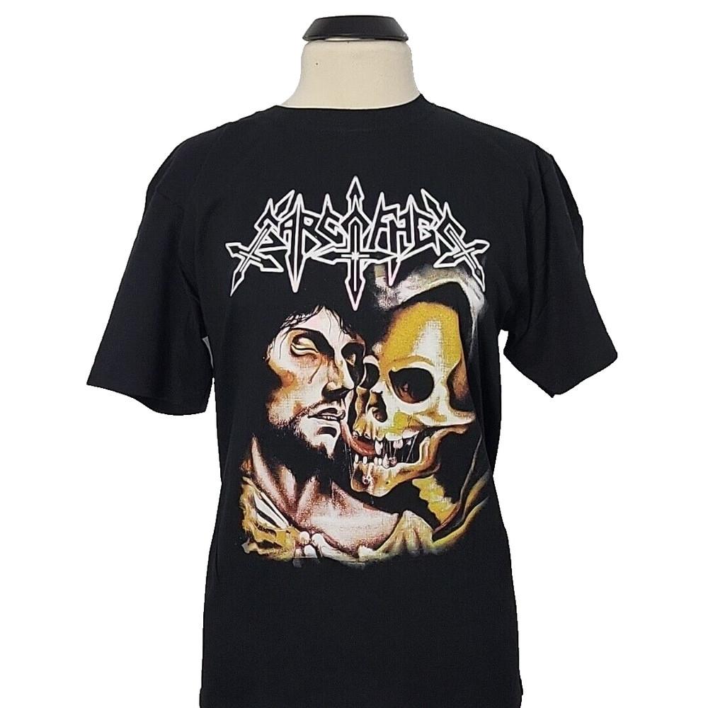 SARCOFAGO Rotting XL T-Shirt Black Mens Band Logo Unisex T-Shirt