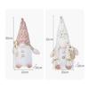Скандинавская фея Томте Ниссе Тонту Пакканен Рождественский зимний орнамент Украшение светодиодная подсветка Остроконечная шляпа Треугольная шляпа Фея (Две феи)