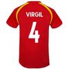 Liverpool FC Mens Virgil 4 Polyester T-Shirt