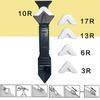 8pcs/set 3 In 1 Silicone Caulking Tools Silicone Trowel Residue Scraper  Kitchen Bathroom Wall Floor Tile Sink
