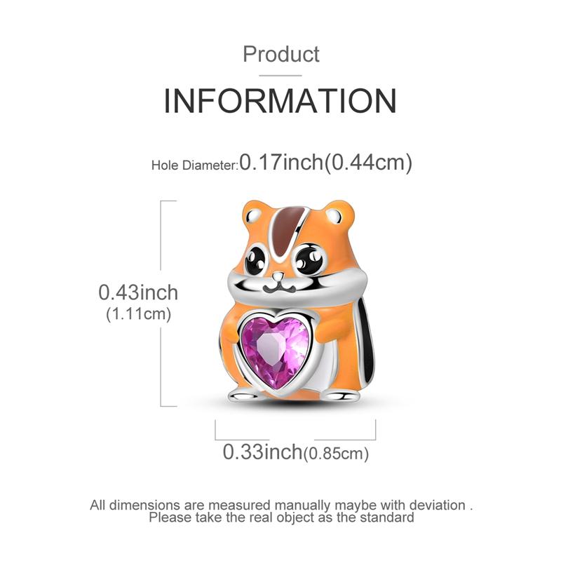 Charms Copper Turtle Dolphins Hedgehogs Pendant Bead Fit Original Necklace Bracelet Bangle Fine Jewelry Women Diy