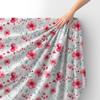 Royal Samt Stoff Polyester Zum Nähen - Motiv Blumen - Rdx2450