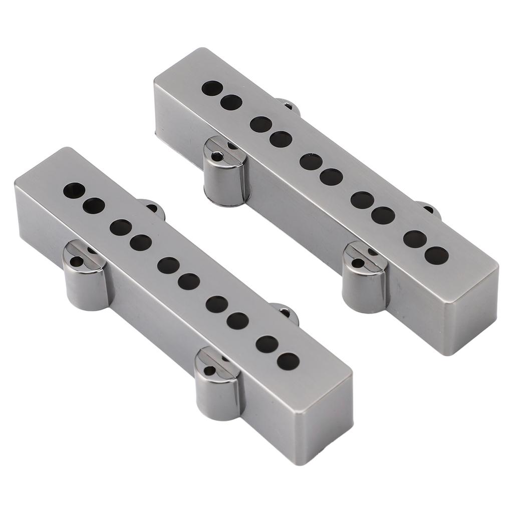 1 пара чехлов для звукоснимателей бас-гитары, 5-струнная электрическая бас-гитара, сменные аксессуары, пластик с хромовым покрытием