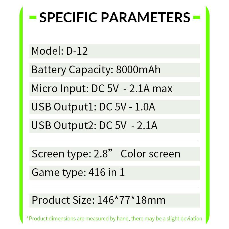 Сокровище зарядки материальной портативной ретро игровой консоли АБС