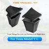 For Tesla Model YL Rear Trunk Side Storage Bucket Left Right Organizer Box Waterproof Car Cargo Storage Container AutoAccessorie