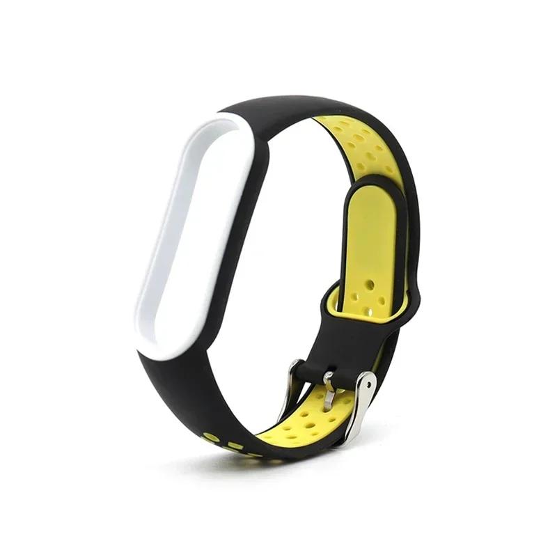 Спортивные ремешки для часов для Xiaomi Mi Band 7 6 NFC браслет силиконовый умный браслет Miband 4 ремешок pulseira correa mi band 3 4 5 ремешок