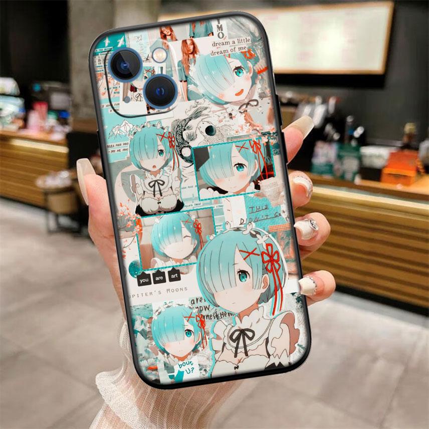 Чехол для телефона IK26 Emilia Ram Rem для Samsung Galaxy M06 M15 M16 M35 M55 M56 A36 A42 A50 A50S A51 A52 A32 A33 A05 A05S A06 A16 A20