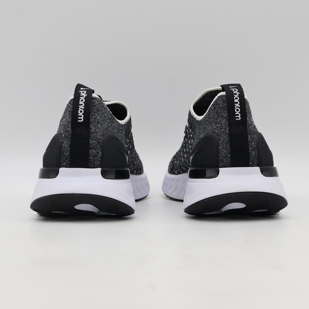 CJ0280-002 Nike React Phantom Run Flyknit 2 Черный Белый (Женский)