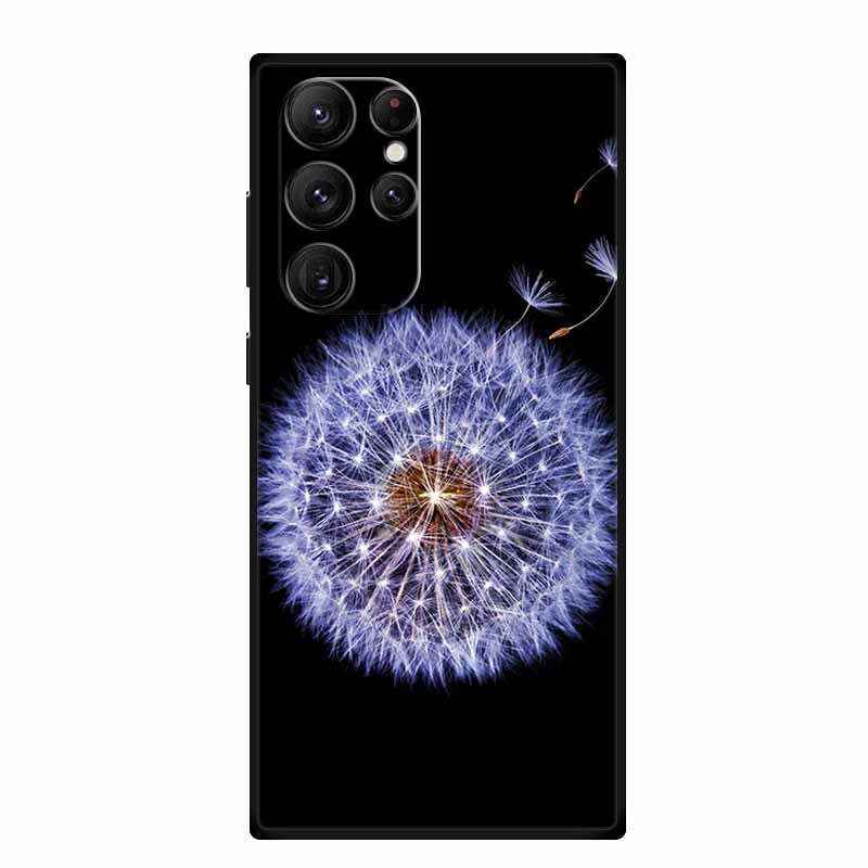 Чехол для Samsung S22 / S23 Ultra S23Ultra Черный Силиконовый Мягкий Чехол для Телефона Для Samsung Galaxy S22 Ultra Задняя Крышка Чехол S 23 Ultra