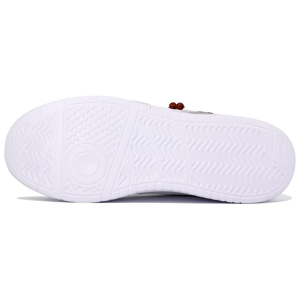 Li Ning Скользящая лодка Нескользящие Устойчивые к истиранию Низкие Скейтбордические кроссовки Мужские Белые AGCS419-1(Team113-S-BOX)