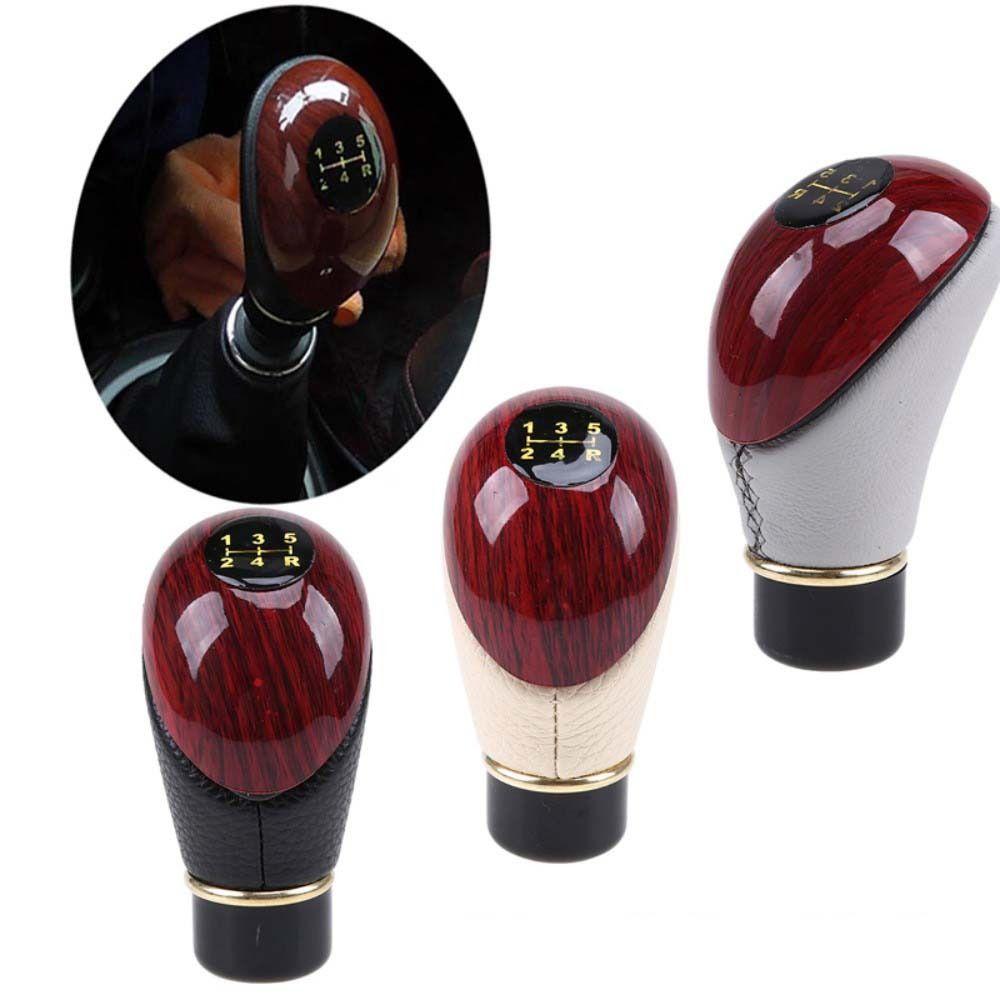 Manual Universal 5 Speed Wooden Lever Gear Knob Manual Gear Lever Gear Stick Knob Car Shift Knob