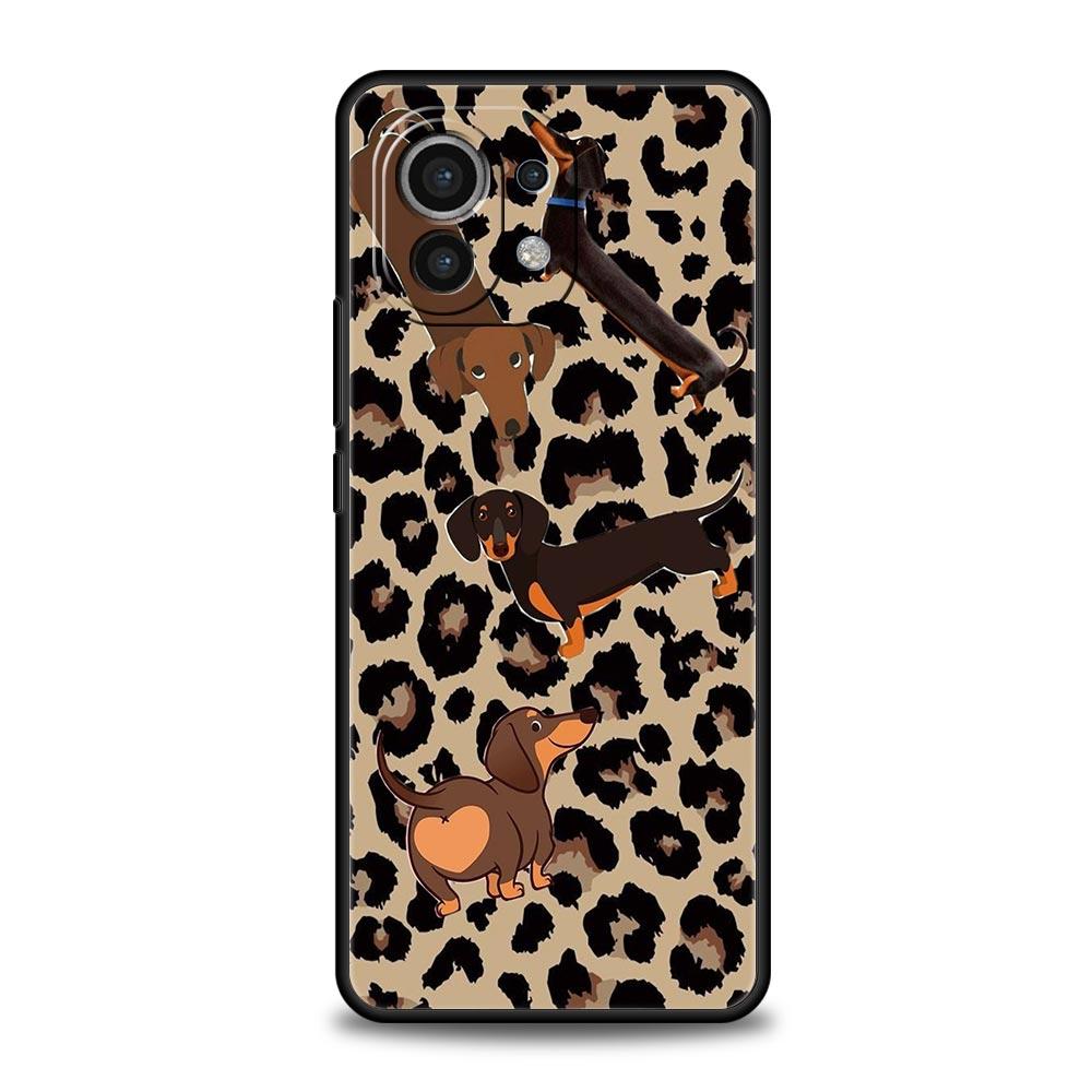Милый Чехол для Телефона с Таксой и Бульдогом Для Xiaomi Mi 17 15T 15 14 14T 13T 12T Pro 12 13 Lite 5G 11T Poco X6 X7 X5 Pro Мягкий Чехол