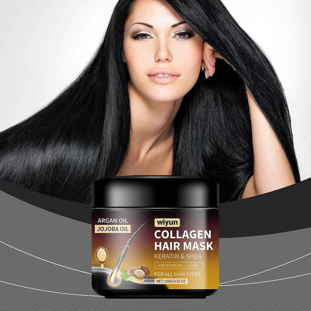 Wiyun Collagen Hair Care Mask Nourishing Moisturizing Repair and Hydrating Hair Care Soft and Soft Hair