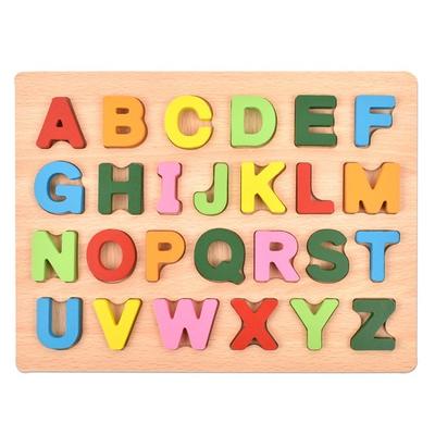 Oz Toy Wooden Alphabet 3D Puzzle Set, корейские популярные головоломки