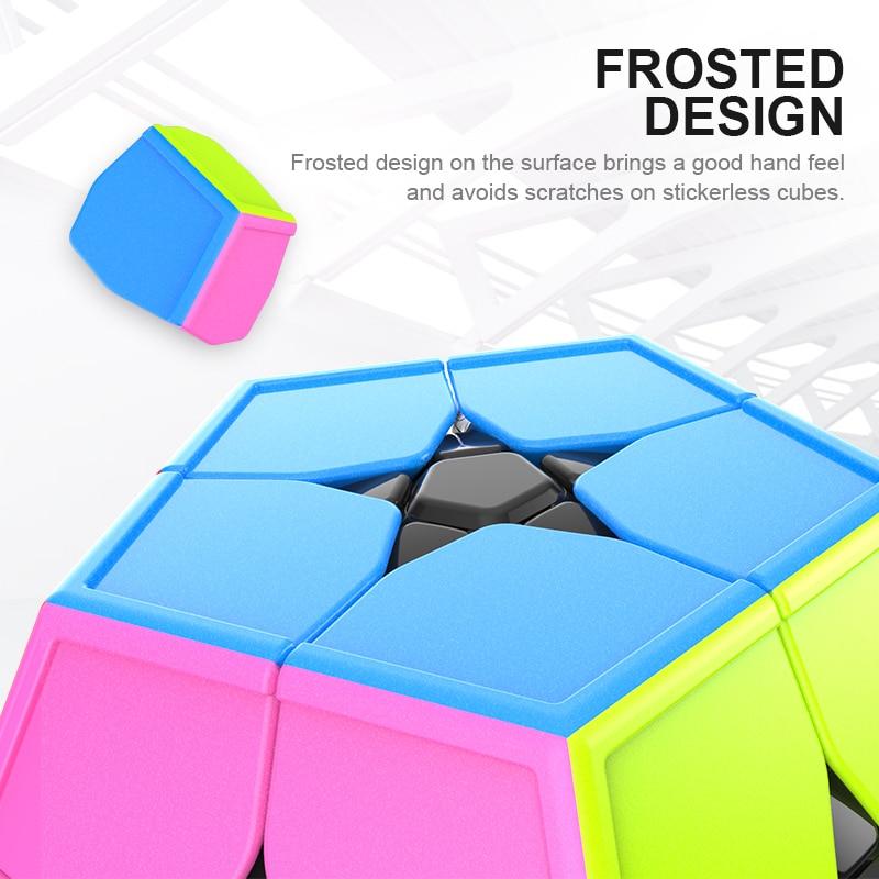 MoYu Cubing Classroom Meilong 2x2 KIBIMINX Волшебный куб без наклеек, 12 сторон, додекаэдр 2x2x2, профессиональные развивающие игрушки