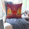 A- Alex Gray Trippy Psychedelic Pillow Case Square Pillow Bedroom Sofa Leisure Comfort Cushion Living Room Home Decoration 40X40