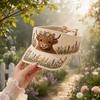 Retro Style Sun Hat, Rustic Highland Cow Floral Print Summer Hat, Lightweight Empty Top Hat for Spring Summer Outdoor Activities Morning Walks