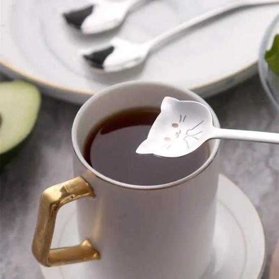 Десертная ложка Нержавеющая пищевая зеркальная поверхность с антипригарным покрытием Гладкая ложка для перемешивания из нержавеющей стали