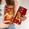 Чехол для мобильного телефона «Год Золотой Лошади» для POCO M7 M6 M5 M4 M3 X7 X6 X5 X4 X3 Pro GT 5G Цветной Печатный Чехол Чехол Красивый Роскошный