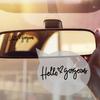 3 шт., наклейки на зеркало заднего вида Hello & Gorgeous, самоклеящиеся наклейки на косметическое зеркало, зеркало заднего вида, виниловая наклейка, наклейка на окно автомобиля, авто декоративная