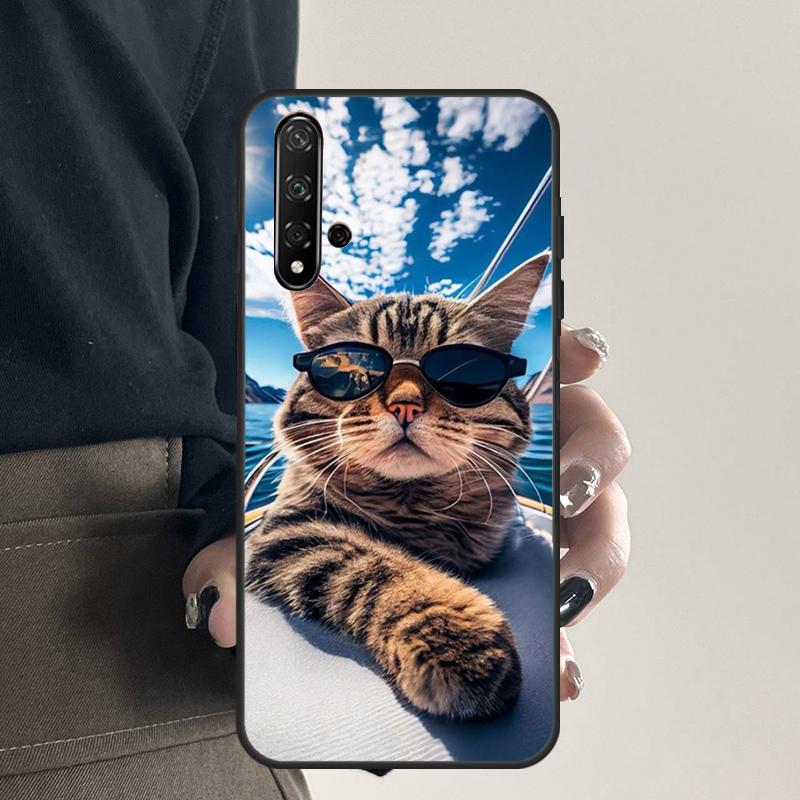 Китти Кошки Милые Для Huawei Nova Y70 Y90 Y60 Y61 Y91 Y72 9 10 SE 12i 12s 11i 5T P60 Pro P20 P30 P40 Lite Чехол
