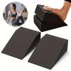 1 Pair Multi-Functional EVA Gym Blocks Non-slip Lightweight Yoga Wedge  Yoga Beginners