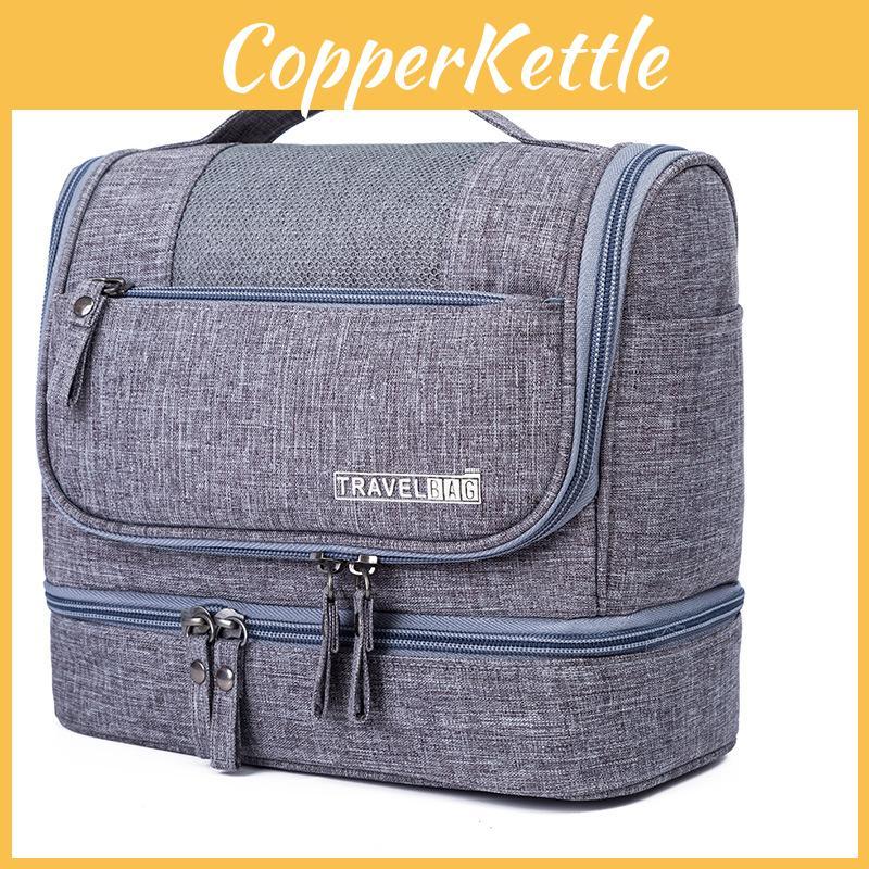 Новая дорожная сумка для хранения косметики, большая вместимость, водонепроницаемая, защищенная от плесени, с разделением влажного и сухого, портативная подвесная косметичка, дропшиппинг