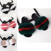 Realistic Fluffy Slippers Sandals For Women Girls Luxury Comfort