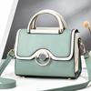 Trendy Colorful Stitching Pu Handbag Versatile Shoulder Bag For Daily Fashion
