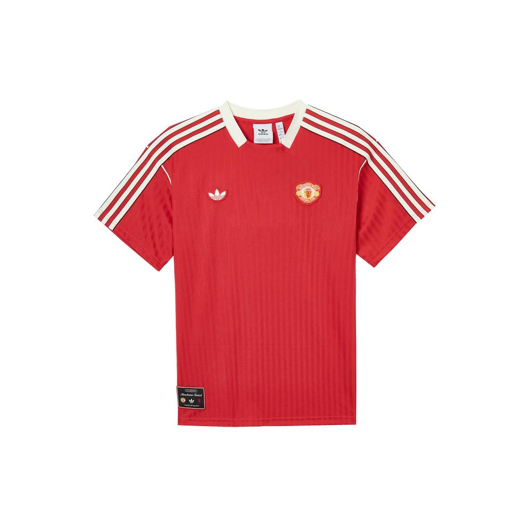 adidas Бесплатная доставка с AdiClub Манчестер Юнайтед Иконы Трибун Футболка Унисекс JF0386