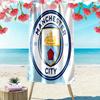 Rodri MCFC General Print Beach Towel, Large Soft Quick Dry Towel for Beach Camping Swimming