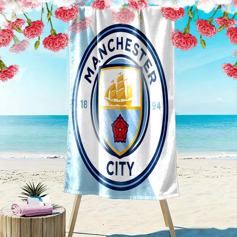 Rodri MCFC General Print Beach Towel, Large Soft Quick Dry Towel for Beach Camping Swimming