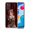 Чехол для телефона Kaguya Sama Shinomiya для Xiaomi Redmi Note 15 14 13 12S 12 Pro Plus 11S 11E 11 11T 10S 10 Арт Мягкий Чехол с Рисунком Красный
