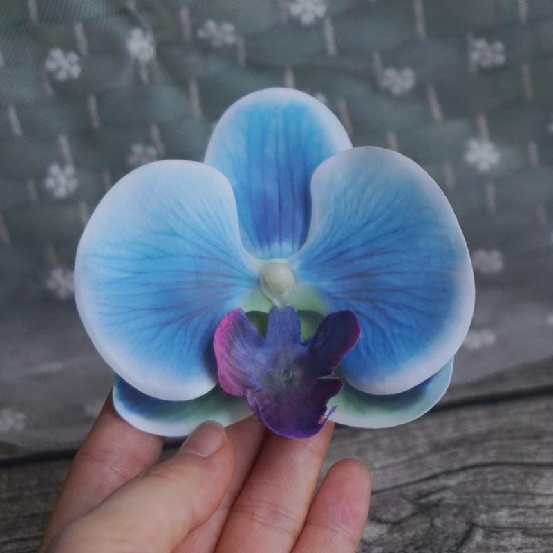 8,5 см заколка для волос в виде орхидеи для женщин, заколки для волос с искусственными цветами, милые аксессуары для волос для свадебной вечеринки, подарки