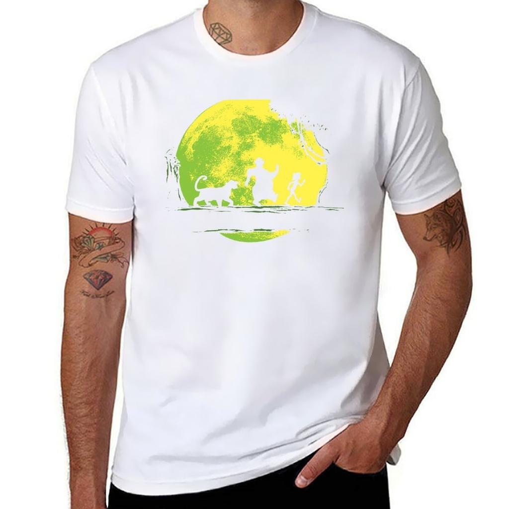 Jungle Moonwalk Tshirt Classic Print Short Sleeve Shirt Tshirt