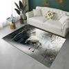 3D Pentium Gallant Horse Steed Animal Carpet Ковер для дома, гостиной, спальни, дивана, коврика для двери, декор, детский коврик, нескользящий напольный коврик