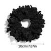 Pure Color Ponytail Holder Muslim Headwear Scrunchie Ornament Velvet Hair Rope