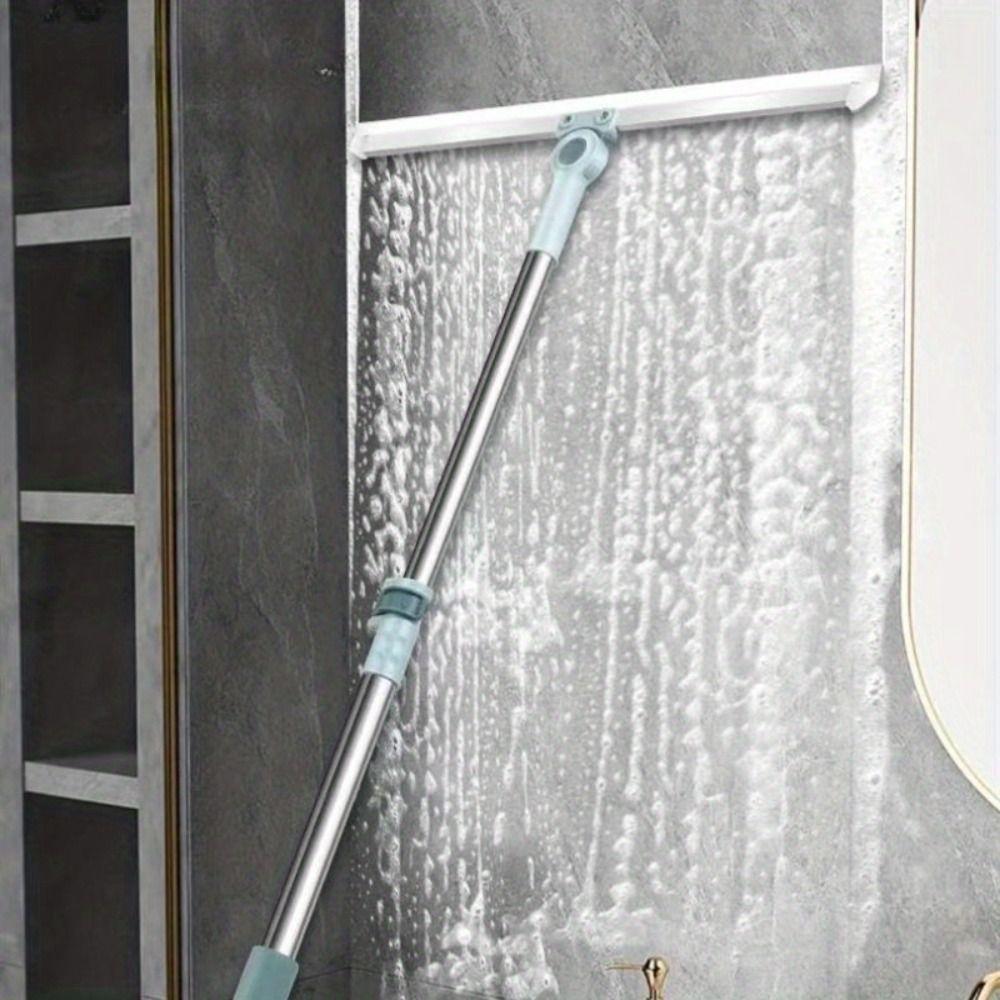 Силиконовый скребок для пола Выдвижной скребок для пола Веник для чистки водяных пятен Волосы Незаменимый