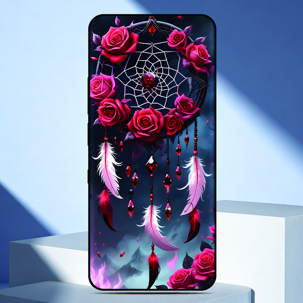 Rose Dream Catcher Phone Case For Motorola Moto G86 Power 5G Painted Back Cover For Moto G75 TPU Soft Fundas Customized Photo