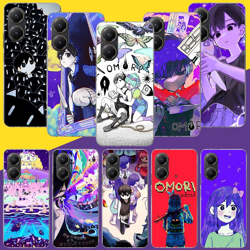 Игровой мультяшный чехол O-Omori для Xiaomi Poco X7 X6 X5 Pro F7 Ultra Redmi 15C 15 13 13C 12 12C 10 10A 10C 9 9A 9C 9T Покрытие Poc